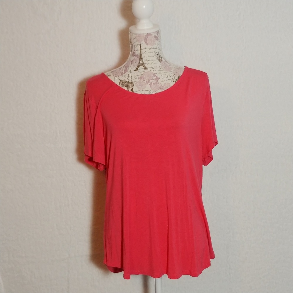 Calvin Klein Pink Scoop Neck Top